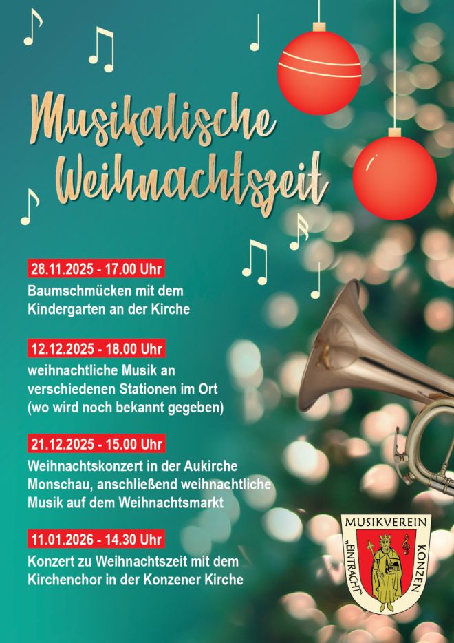 Musikalische Weihnachtszeit 2025