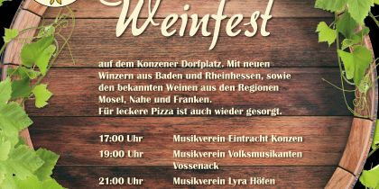 WEINFEST des Musikvereins 05.09.2026