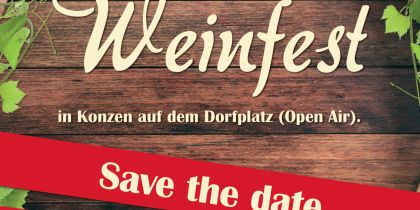 Save the date!  Weinfest 05.09.2026